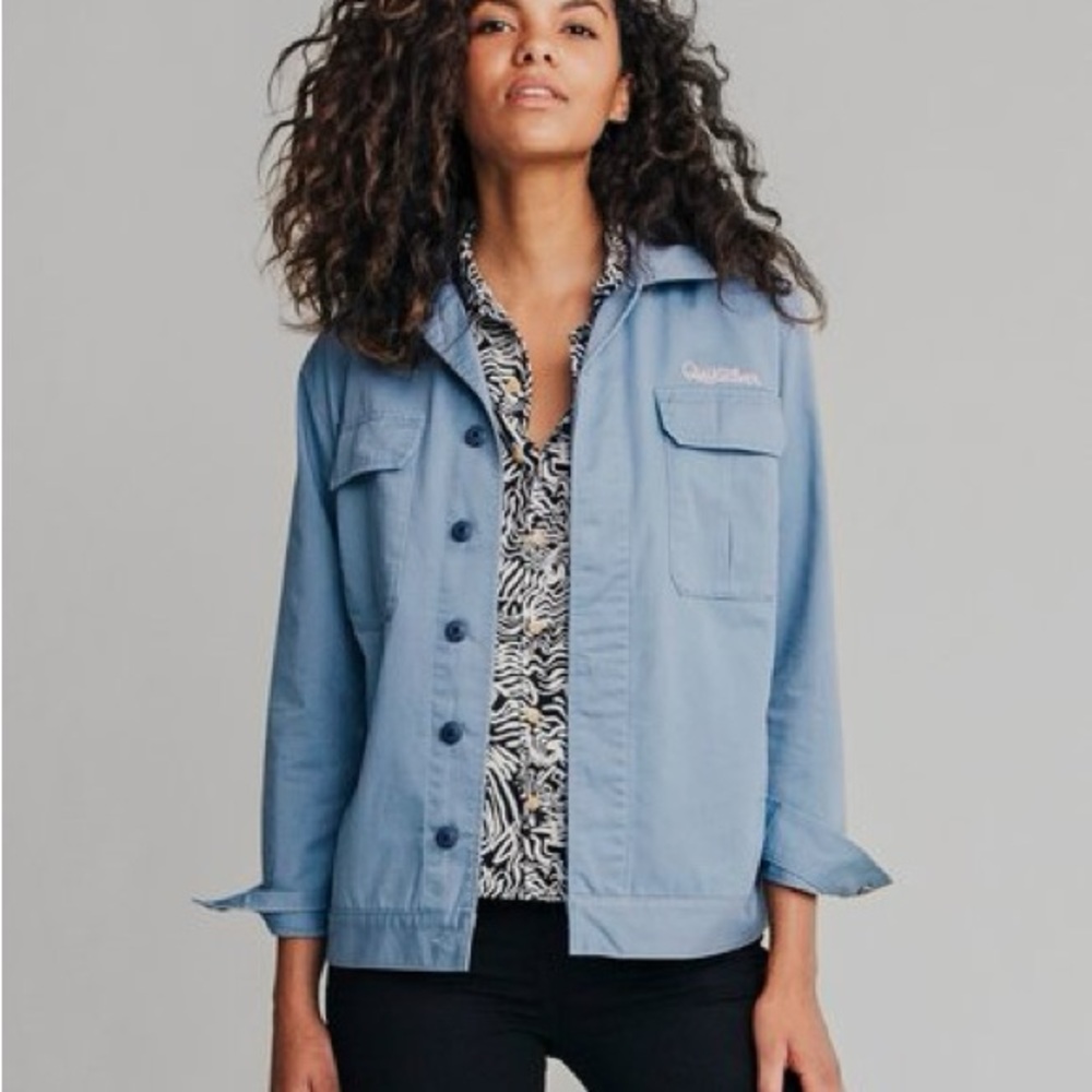 Quiksilver Women's Blue Utility Jacket